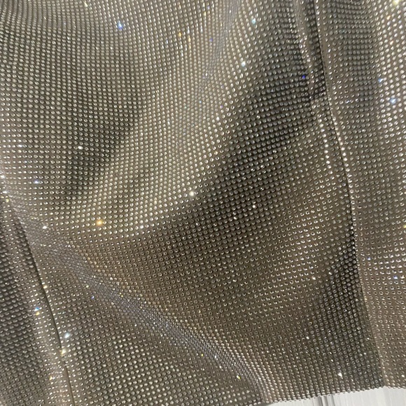 Fashion Nova sparkle rhinestone strapless top - Picture 5 of 10